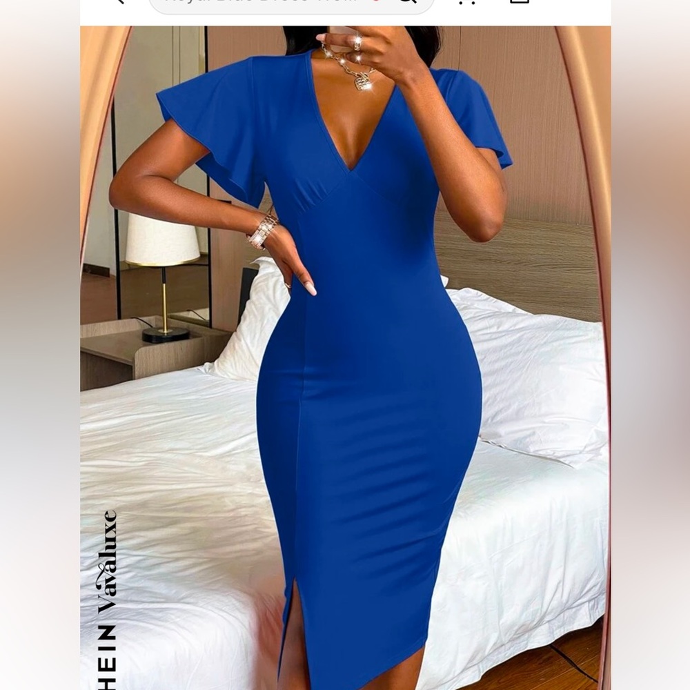 Blue Businesswear Dress